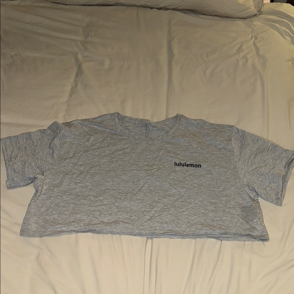 lululemon athletica Gray Short Sleeve Tee